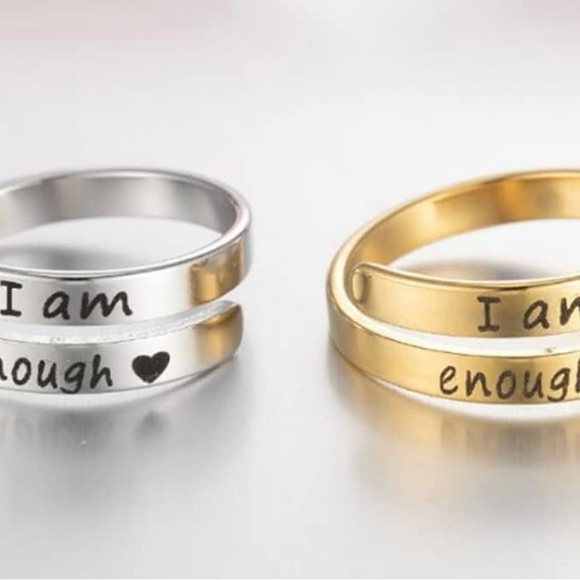 I Am Enough Empowerment Ring ๐ - Picture 10 of 16